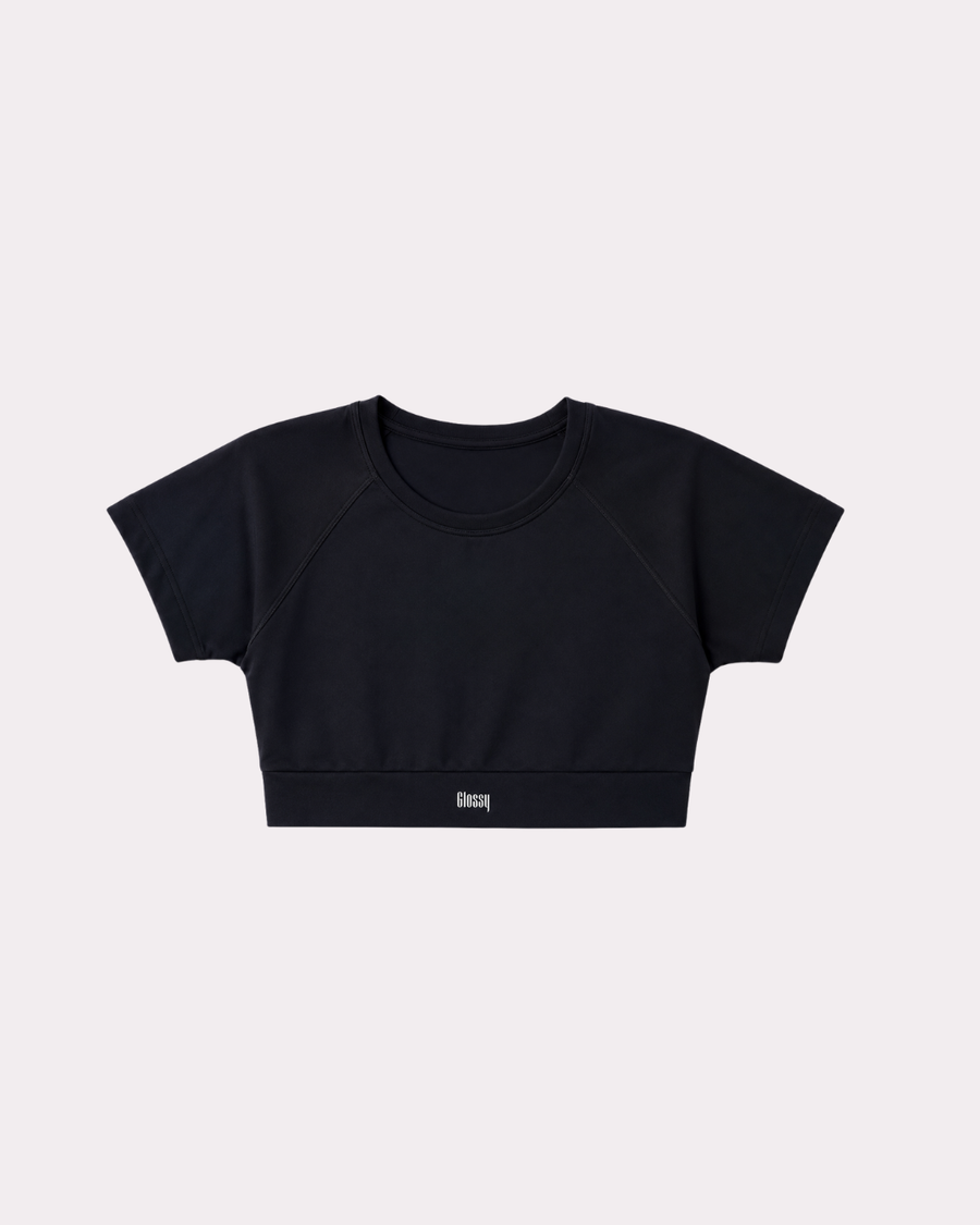 CROPPED SOFT PRETO