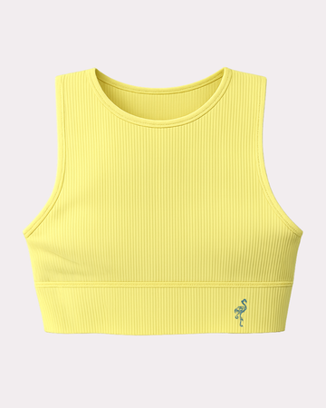 TOP SEAMLESS AMARELO MANTEIGA