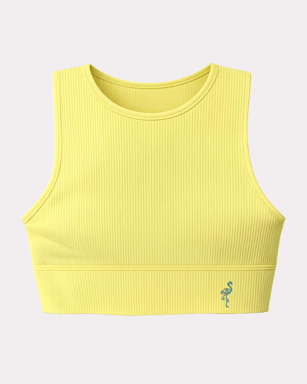 TOP SEAMLESS AMARELO MANTEIGA