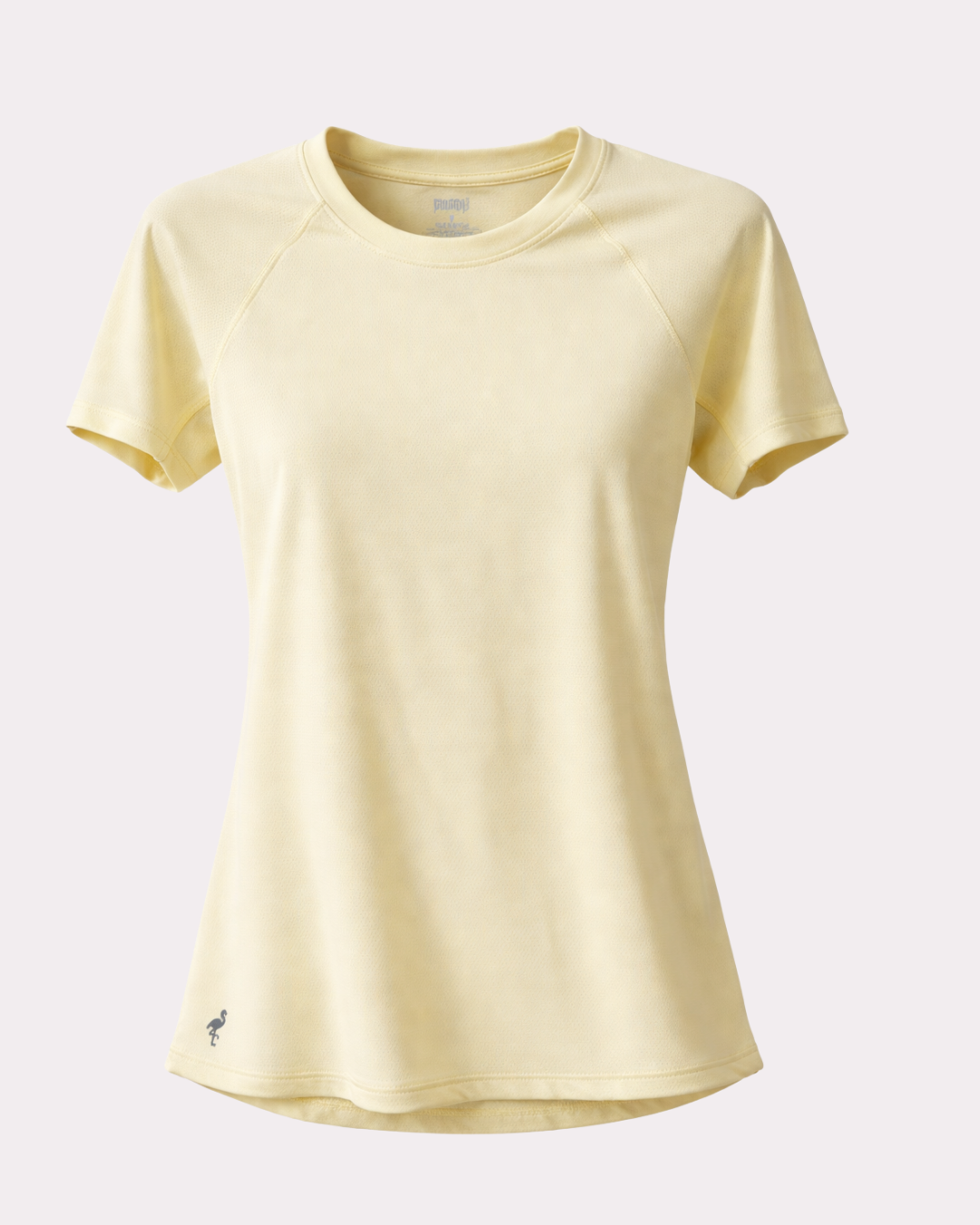 T-SHIRT RAGLAN AMARELO MANTEIGA