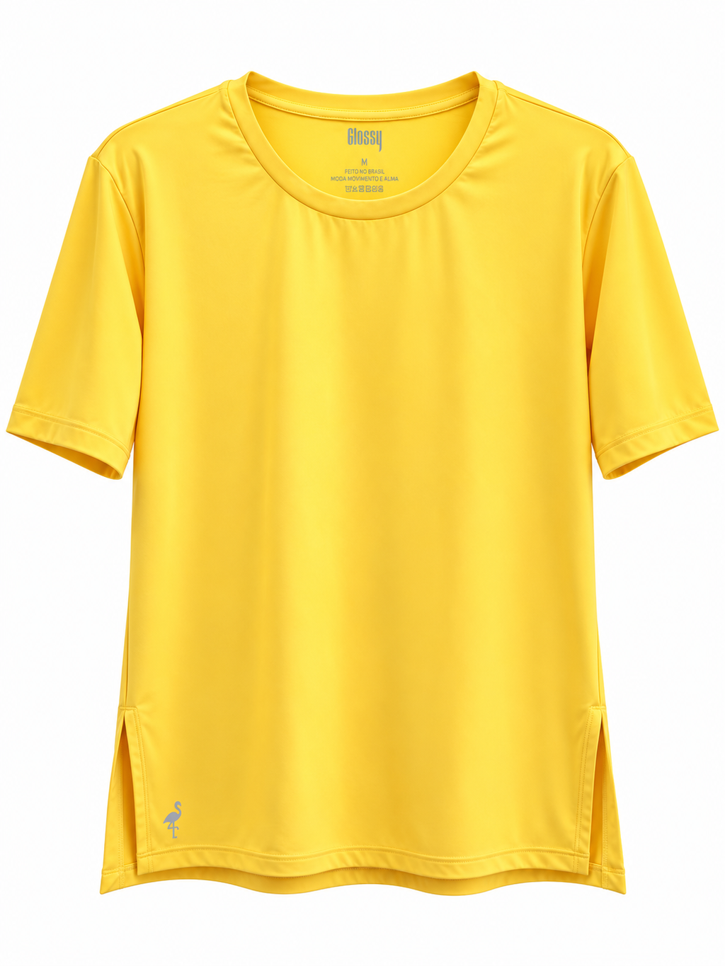 T-SHIRT NEW DESEJO AMARELO MANTEIGA