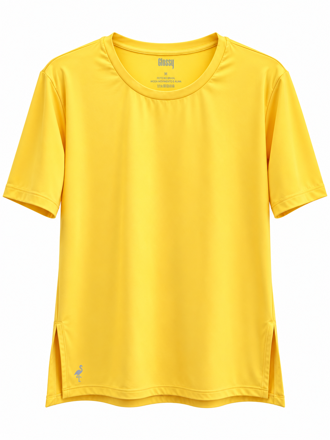 T-SHIRT NEW DESEJO AMARELO MANTEIGA
