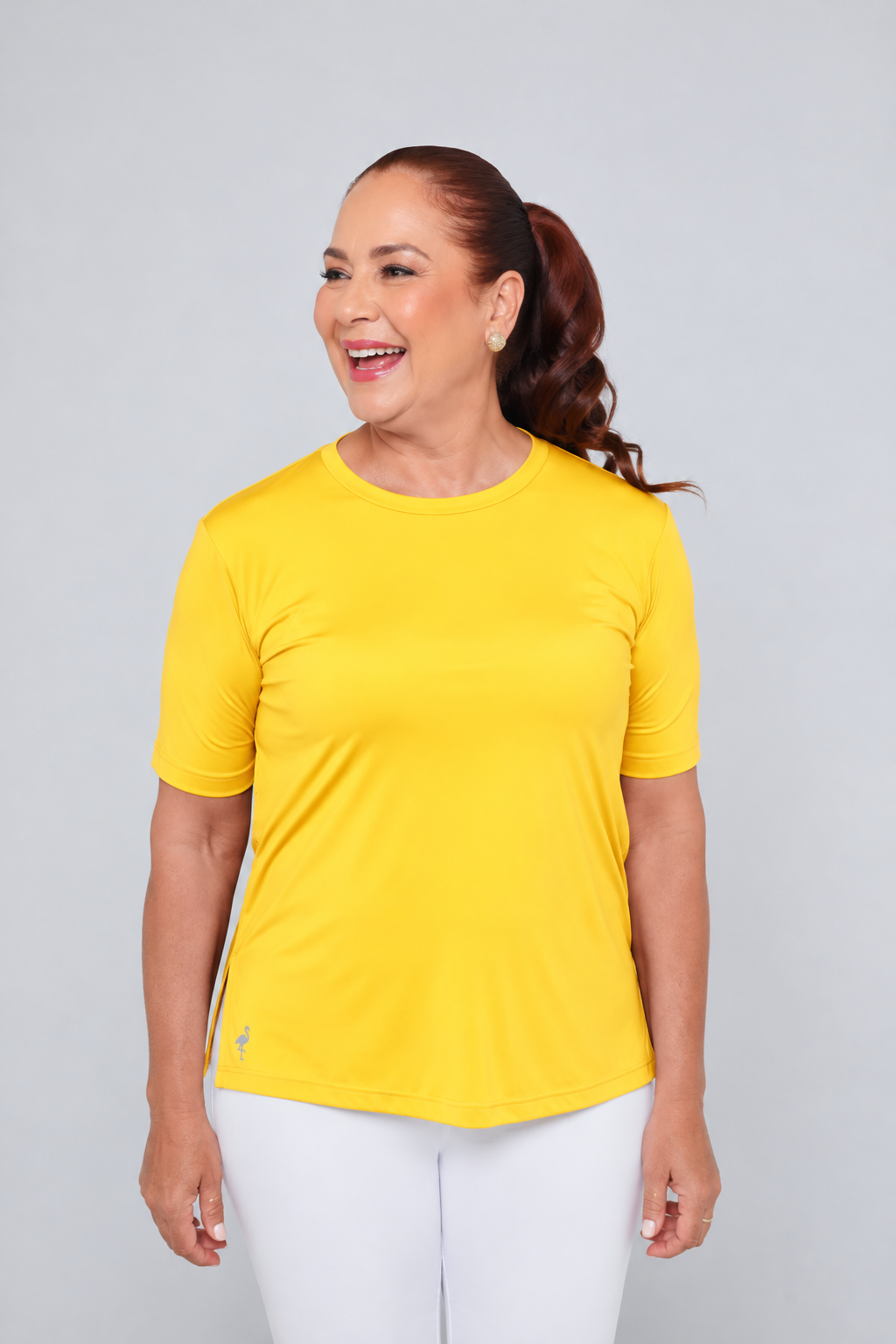 T-SHIRT NEW DESEJO AMARELO MANTEIGA
