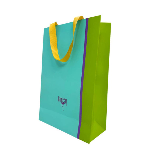 SACOLA GLOSSY - M VERDE VERDE