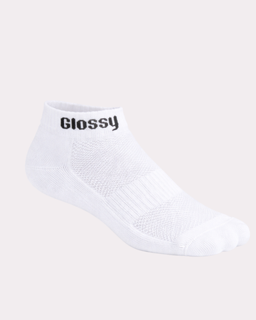 MEIA CANO BAIXO GLOSSY BRANCO