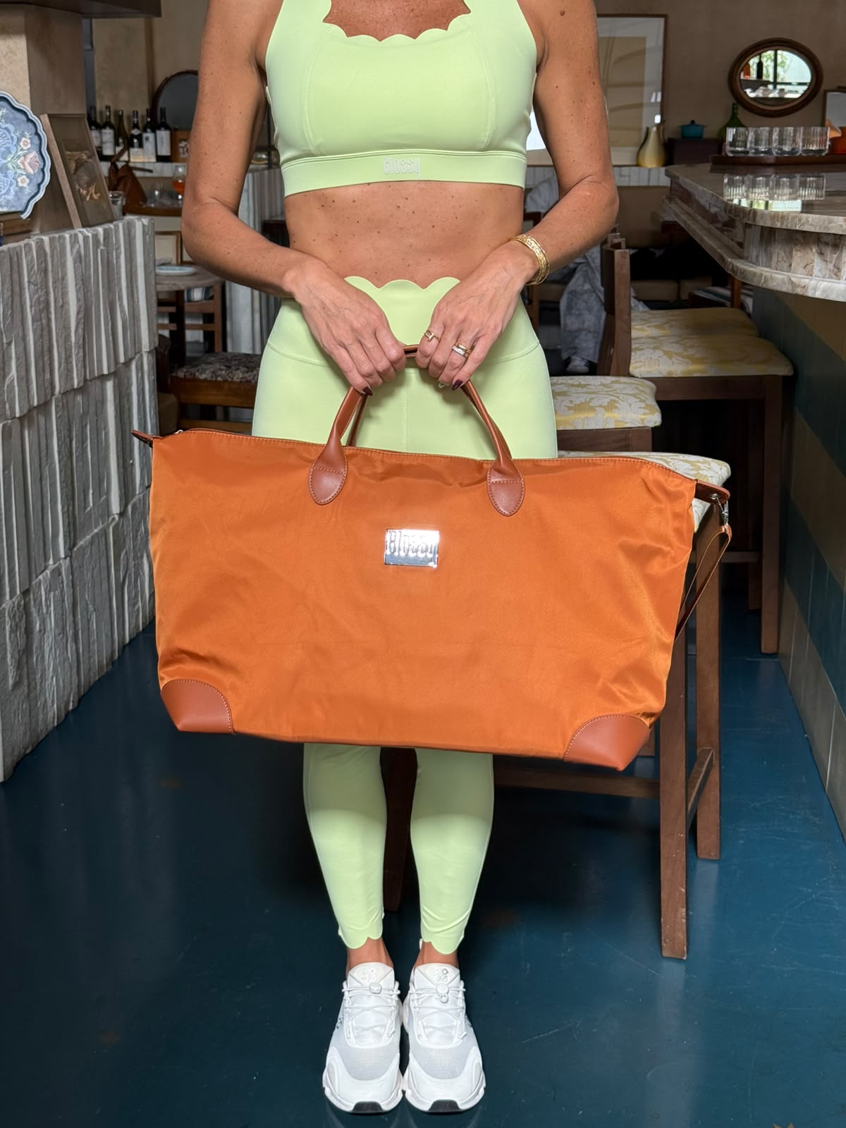 BOLSA TRAVEL OCRE