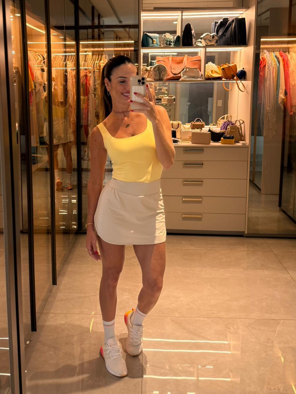 REGATA LR AMARELO MANTEIGA